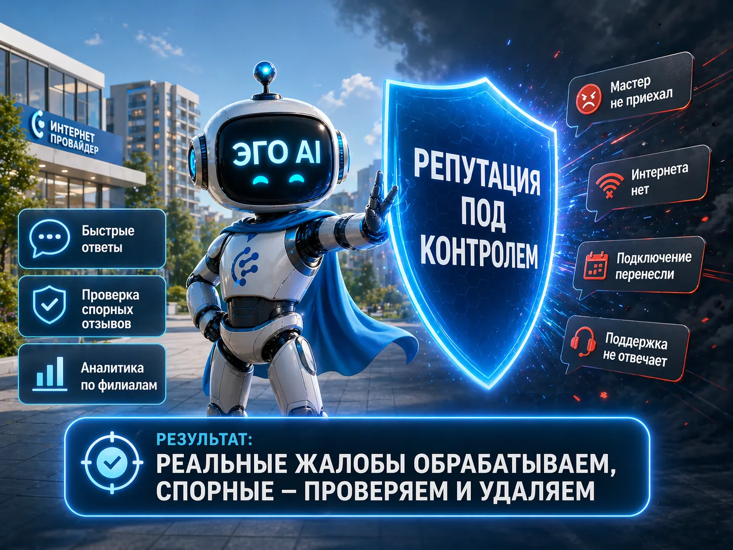Как локальный интернет-провайдер перестал тонуть в хаотичном негативе, отделил реальные аварии от необоснованных отзывов и выстроил систему удаления спорных жалоб