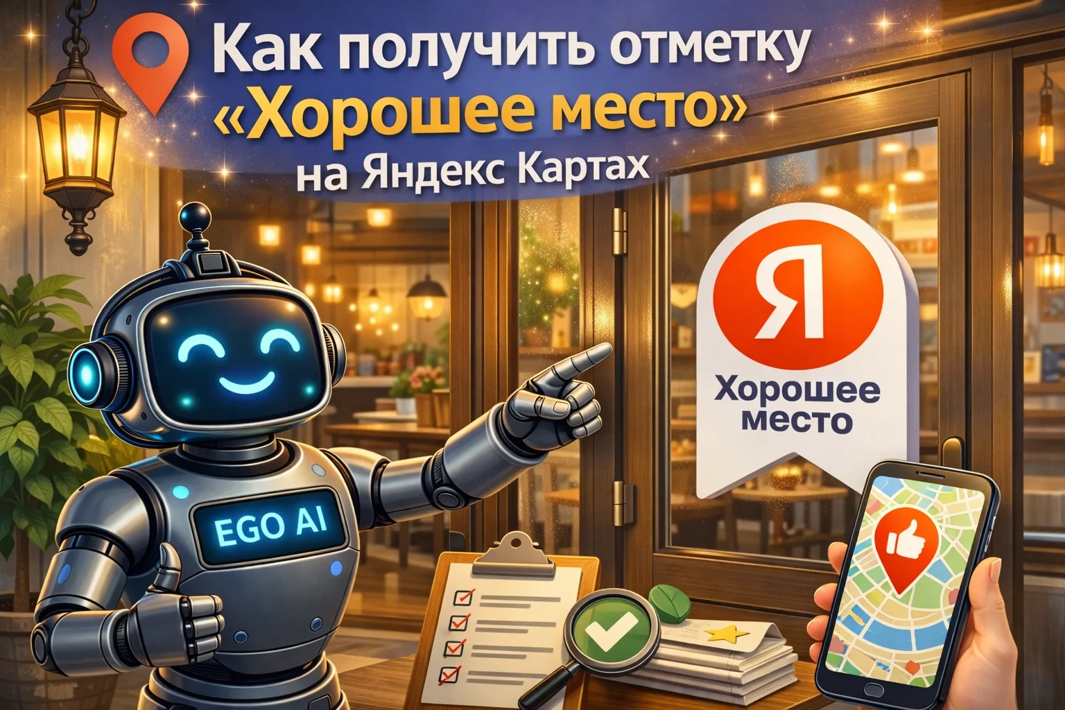 Как получить «Хорошее место» на Яндекс Картах