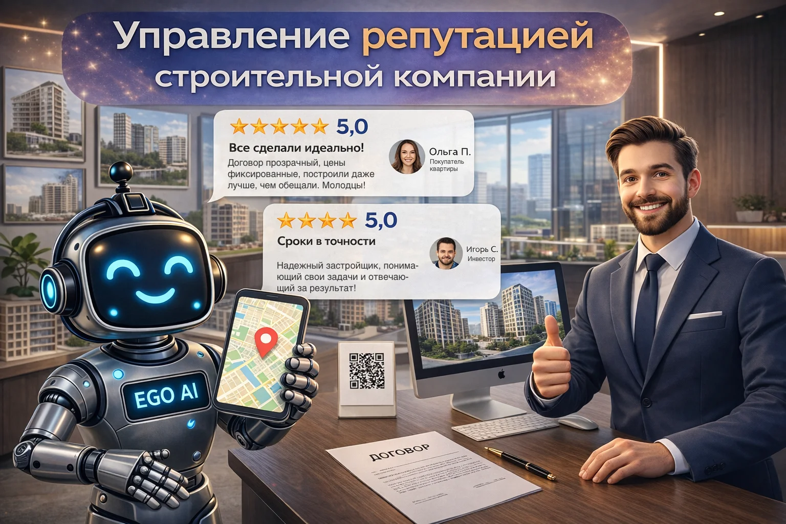 Управление репутацией строительной компании в 2026 году