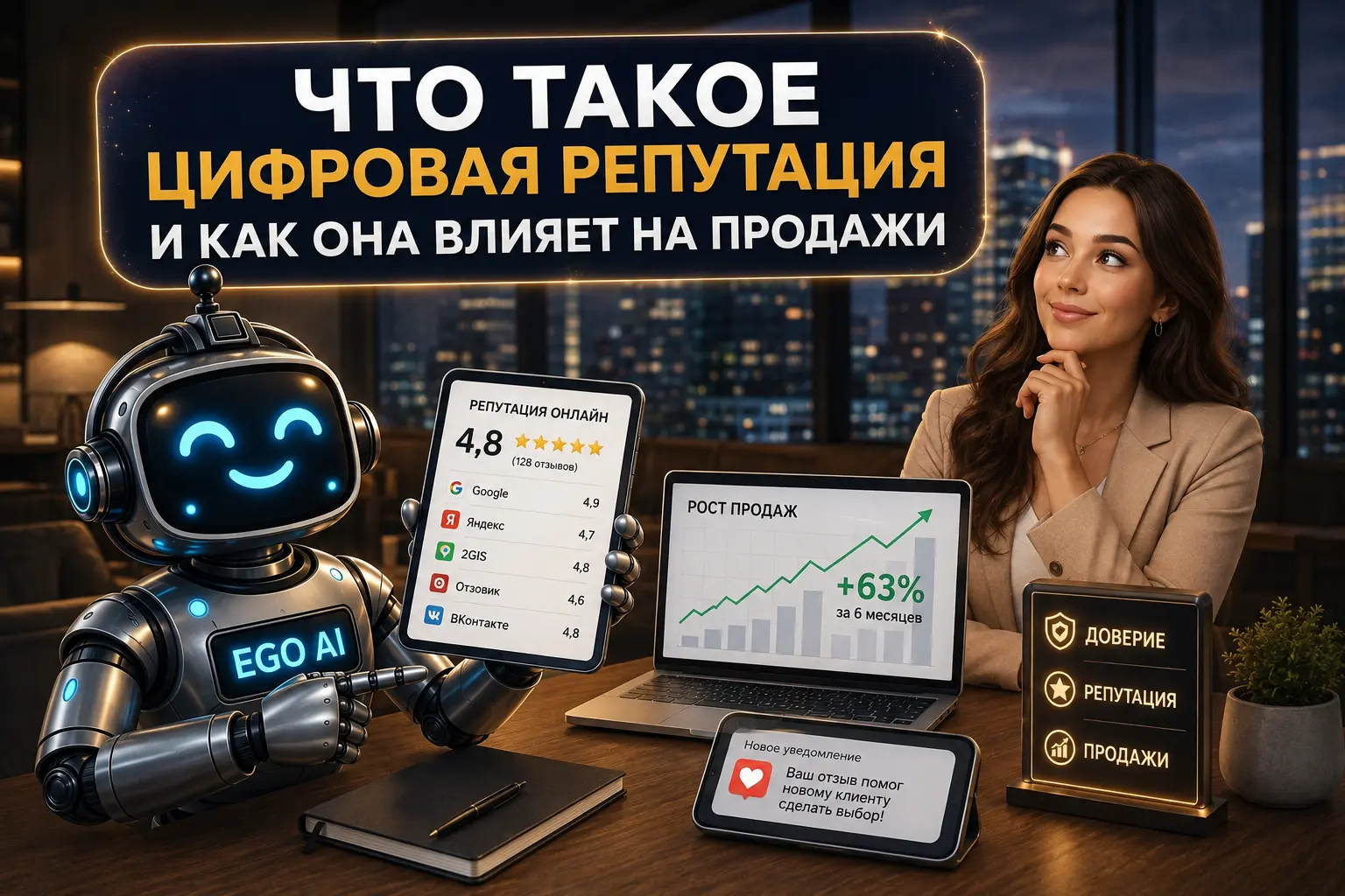 Цифровая репутация бизнеса: как влияет на продажи