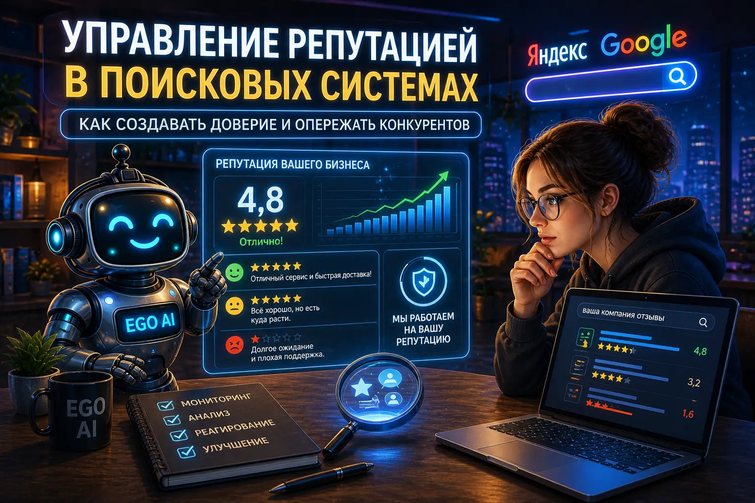 Управление репутацией в поиске 2026: SERM‑стратегия