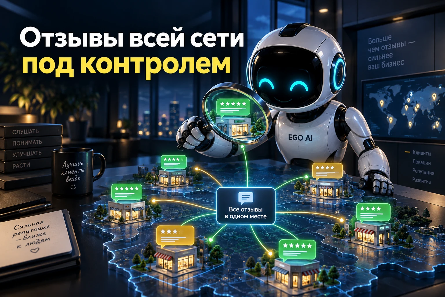 Как выбрать сервис для работы с отзывами сети